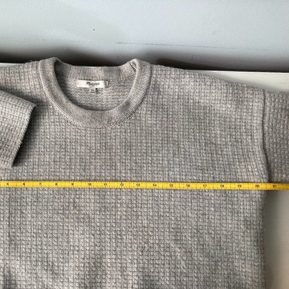 MADEWELL Gridstitch Pullover Sweater XS - Picture 13 of 15